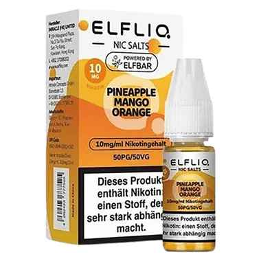 Elfliq - Nikotinsalz Liquid 10mg/ml - Pineapple Mango Orange