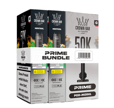 Al Fakher 50k Hypermax Prime Pod Set - Menthol