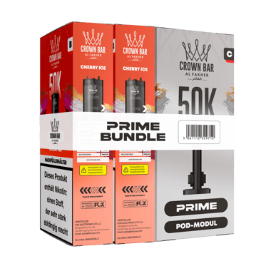 Al Fakher 50k Hypermax Prime Pod Set - Cherry Ice