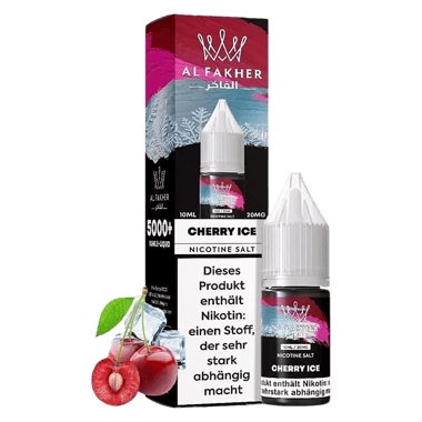 Al Fakher Liquid 10ml - Cherry Ice 20mg Al Fakher Liquid 10ml - Cherry Ice 20mg