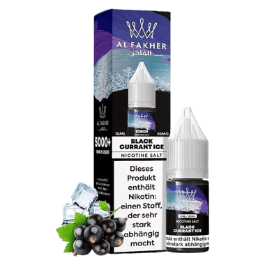 Al Fakher Liquid 10ml - Black Currant Ice 20mg