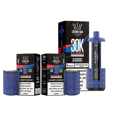 Al Fakher 30k Hypermax Bundle - Blueberry Raspberry