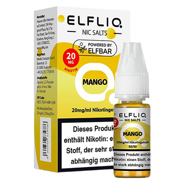 Elfliq - Nikotinsalz Liquid 20mg/ml - Mango Elfliq - Nikotinsalz Liquid 20mg/ml - Mango
