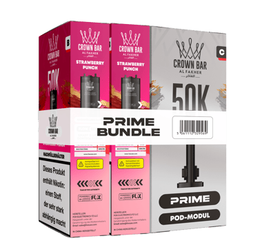 Al Fakher 50k Hypermax Prime Pod Set - Strawberry Punch