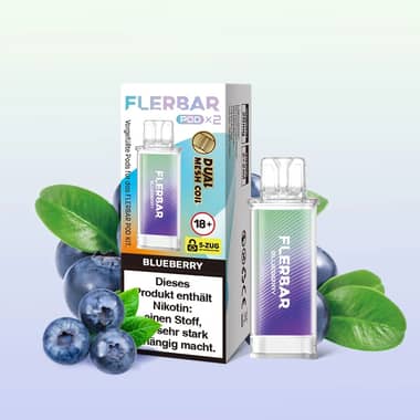 Flerbar Liquid Pod 2er Pack - Blueberry