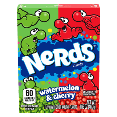 Nerds - Watermelon & Cherry 46,7g