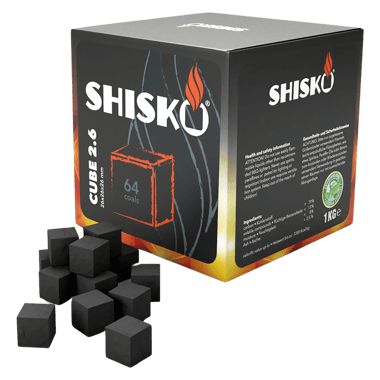 Shisko Cube - 26er Naturkohle 20kg