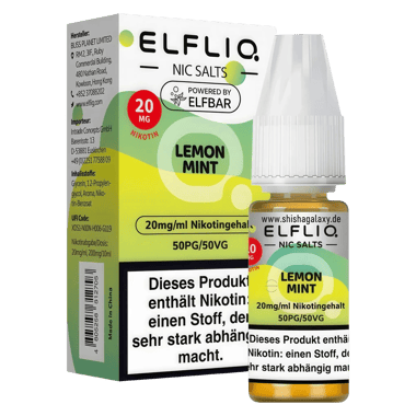 Elfliq - Nikotinsalz Liquid 20mg/ml - Lemon Mint