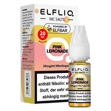 Elfliq - Nikotinsalz Liquid 20mg/ml - Pink Lemonade Elfliq - Nikotinsalz Liquid 20mg/ml - Pink Lemonade