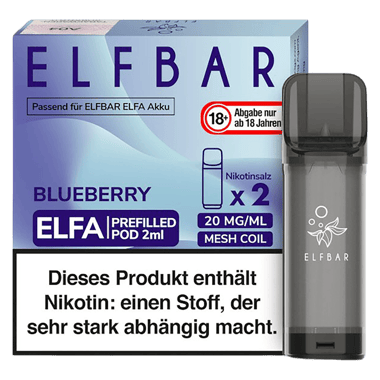 Elf Bar ELFA Liquid Pod 2er Pack - Blueberry