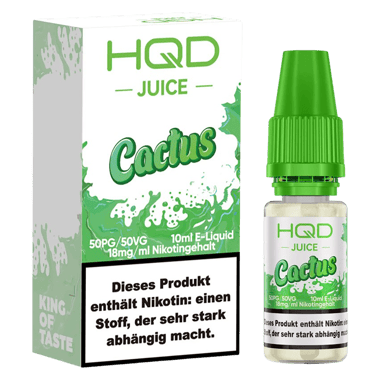 HQD Juice Liquid 18mg/ml - Cactus