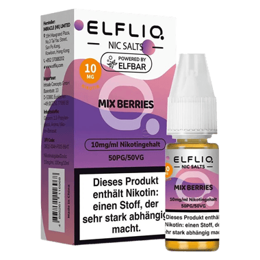 Elfliq - Nikotinsalz Liquid 10mg/ml - Mix Berries