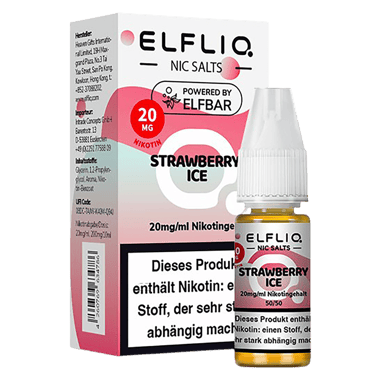 Elfliq - Nikotinsalz Liquid 20mg/ml - Strawberry Ice