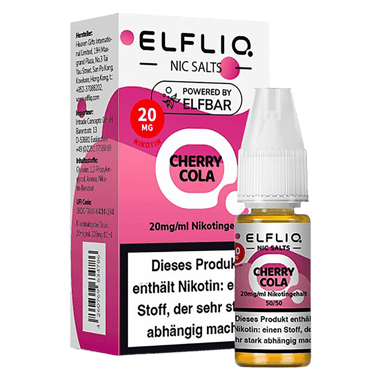 Elfliq - Nikotinsalz Liquid 20mg/ml - Cherry Cola Elfliq - Nikotinsalz Liquid 20mg/ml - Cherry Cola