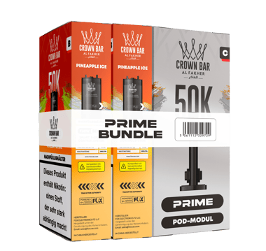 Al Fakher 50k Hypermax Prime Pod Set - Pineapple Ice