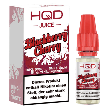 HQD Juice Liquid 18mg/ml - Cherry HQD Juice Liquid 18mg/ml - Cherry