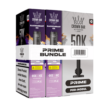 Al Fakher 50k Hypermax Prime Pod Set - Blackcurrant Ice