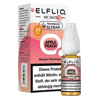 Elfliq - Nikotinsalz Liquid 10mg/ml - Apple Peach