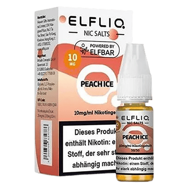 Elfliq - Nikotinsalz Liquid 10mg/ml - Peach Ice