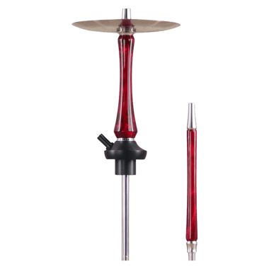 Union Hookah - Sleek Acryl Red