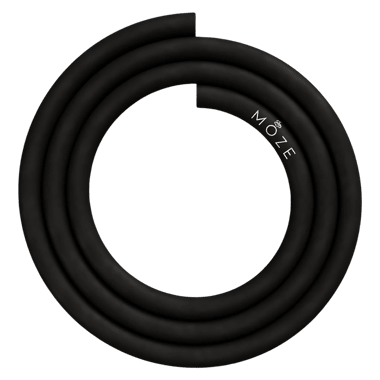 01_Moze-Silikonschlauch-Black Moze Silikonschlauch Black