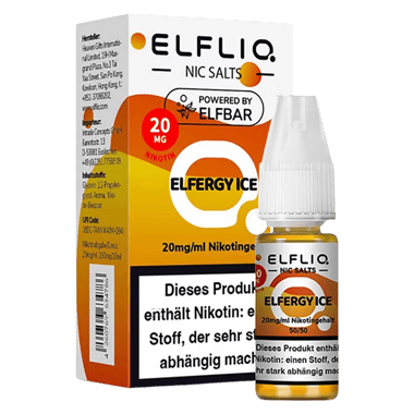 Elfliq - Nikotinsalz Liquid 20mg/ml - Elfergy Ice Elfliq - Nikotinsalz Liquid 20mg/ml - Elfergy Ice