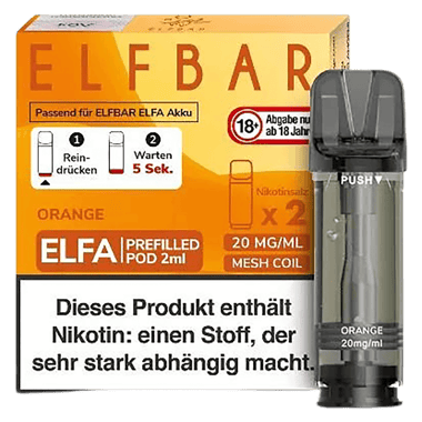 Elf Bar ELFA Liquid Pod 2er Pack - Orange