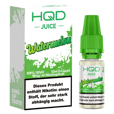 HQD Juice Liquid 18mg/ml - Watermelon HQD Juice Liquid 18mg/ml - Watermelon