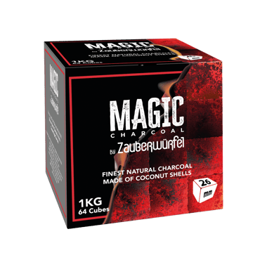 26mm Magic Charcoal Naturkohle by Zauberwürfel 1kg