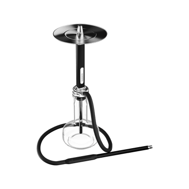 Darkside Shisha Set Ultima Black Steel
