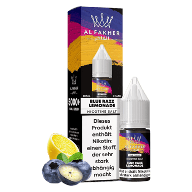 Al Fakher Liquid 10ml - Blue Razz Lemonade 20mg