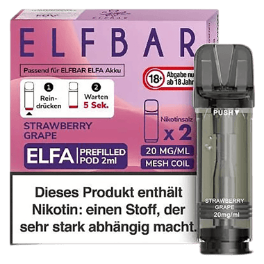 Elf Bar ELFA Liquid Pod 2er Pack - Strawberry Grape