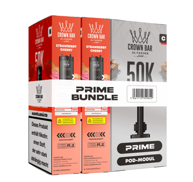 Al Fakher 50k Hypermax Prime Pod Set - Strawberry Cherry