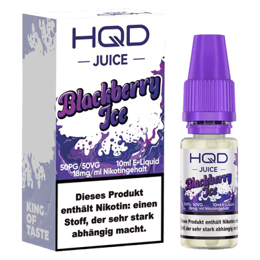 HQD Juice Liquid 18mg/ml - Blackberry Ice