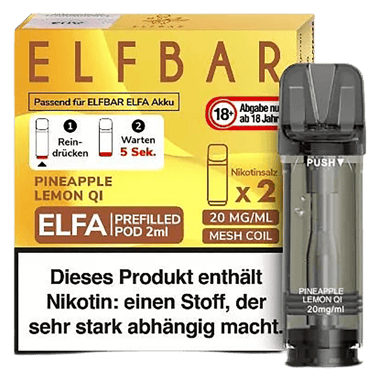 Elf Bar ELFA Liquid Pod 2er Pack - Pineapple Lemon QI