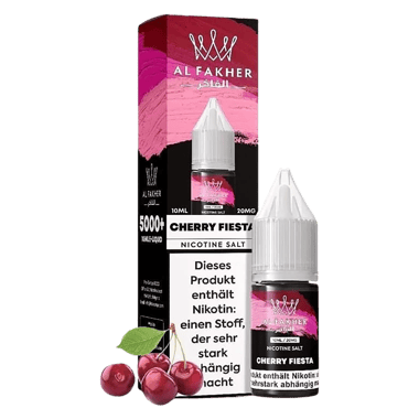 Al Fakher Liquid 10ml - Cherry Fiesta 20mg Al Fakher Liquid 10ml - Cherry Fiesta 20mg
