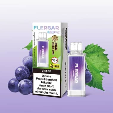 Flerbar Liquid Pod 2er Pack - Grape