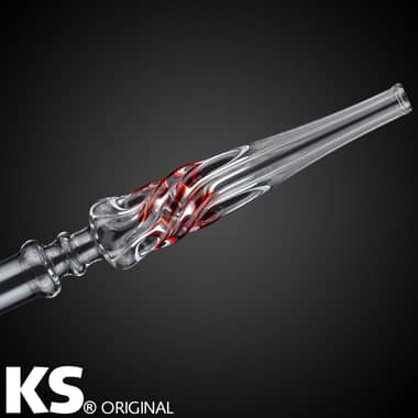 KS Glasmundstück Stardust Red