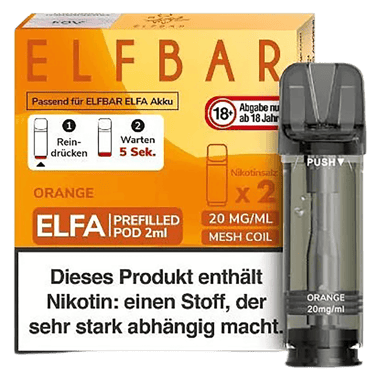 Elfbar ELFA Liquid Pod 2er Pack - Orange