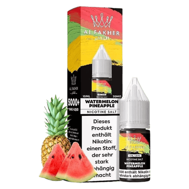 Al Fakher Liquid 10ml - Watermelon Pineapple 20mg Al Fakher Liquid 10ml - Watermelon Pineapple 20mg