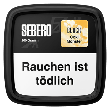 Sebero Black 200g - Coki Monster