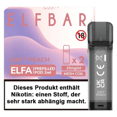 Elf Bar ELFA Liquid Pod 2er Pack - Peach Ice