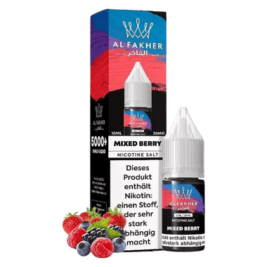 Al Fakher Liquid 10ml - Mixed Berry 20mg Al Fakher Liquid 10ml - Mixed Berry 20mg