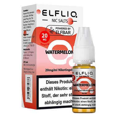 Elfliq - Nikotinsalz Liquid 20mg/ml - Watermelon Elfliq - Nikotinsalz Liquid 20mg/ml - Watermelon