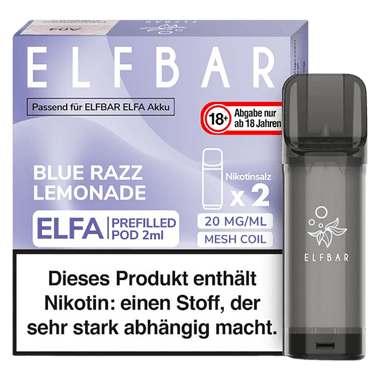 Elf Bar ELFA Liquid Pod 2er Pack - Blue Razz Lemonade