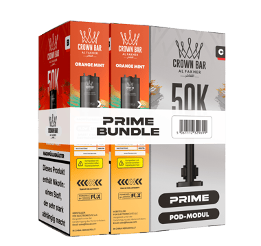 Al Fakher 50k Hypermax Prime Pod Set - Orange Mint