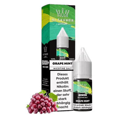 Al Fakher Liquid 10ml - Grape Mint 20mg