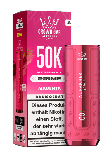 Al Fakher Hypermax Prime 50k Akkuträger - Magenta