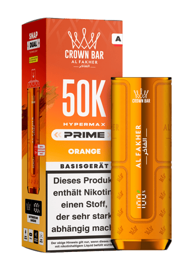 Al Fakher Hypermax Prime 50k Akkuträger - Orange