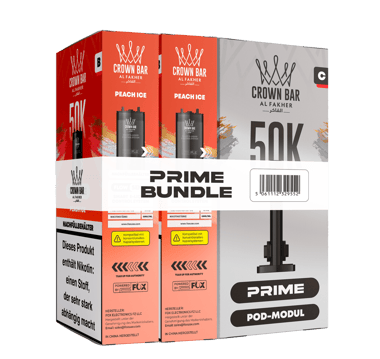 Al Fakher 50k Hypermax Prime Pod Set - Peach Ice
